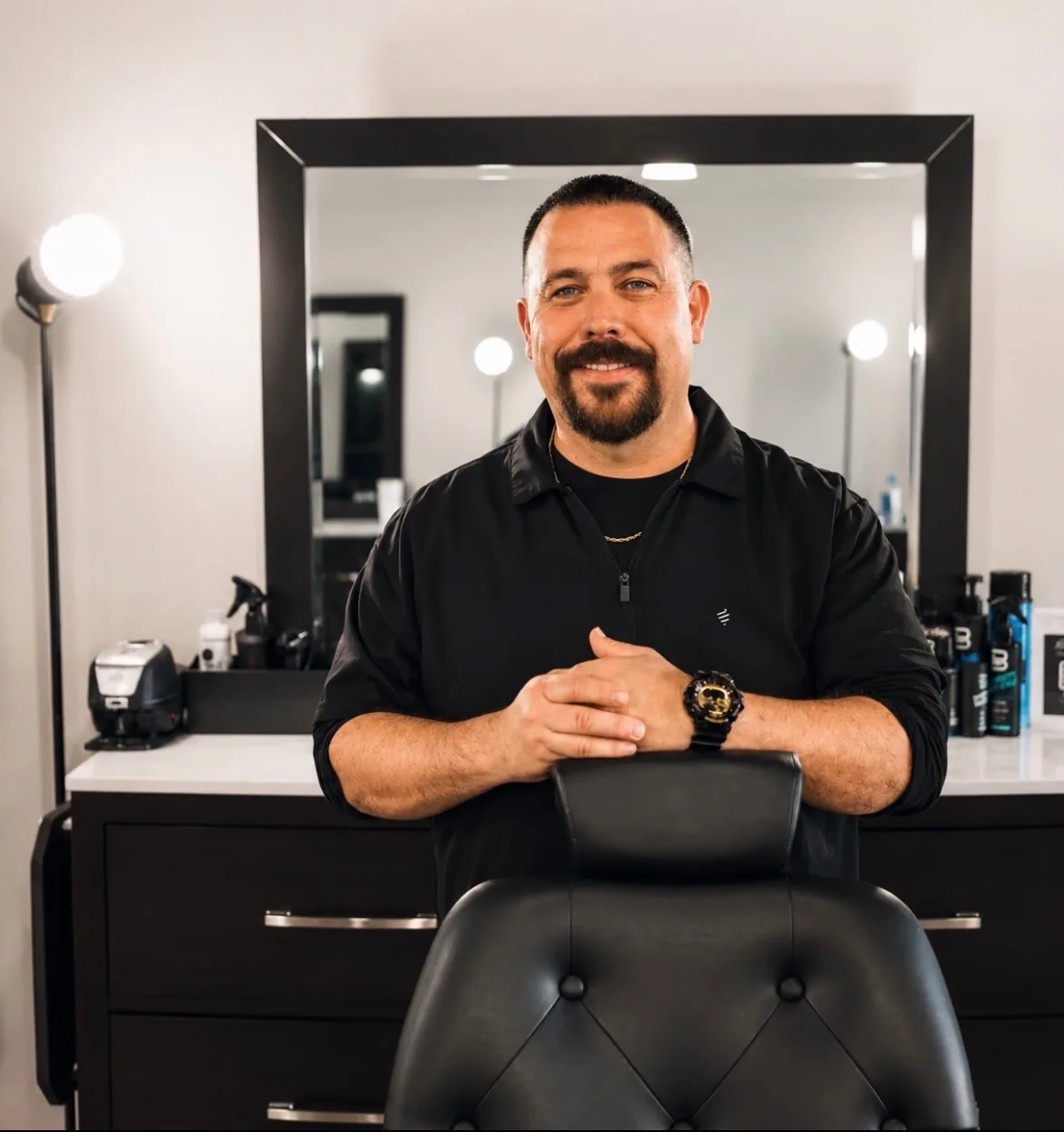 Danny Sinohui, owner of Masters Barber & Shave in Thousand Oaks